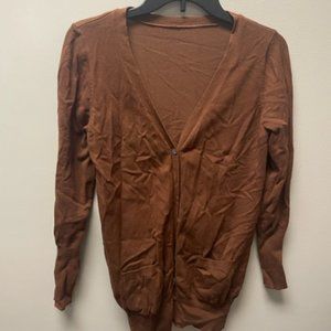 Full button up sweater